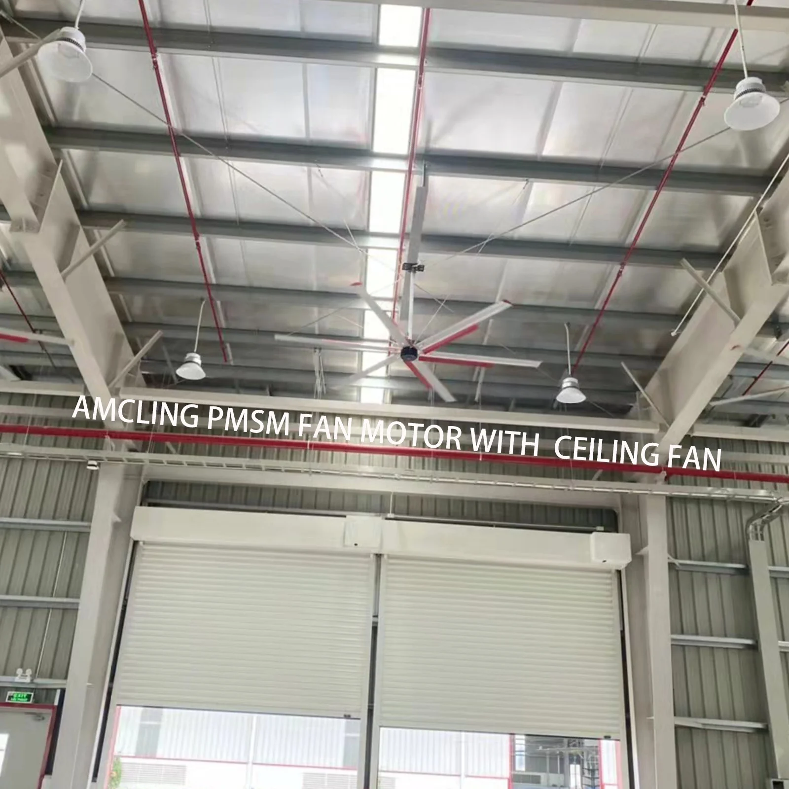 best seller 12ft 10ft 16ft 14ft 1500W bldc cooling fan motor industrial hvls ceiling fan motor