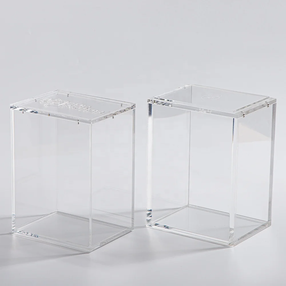 Factory Wholesale 4 inch 6 inch 2 pack Acrylic case for funko pop  action Figure acrylic protector case toy acrylic display box