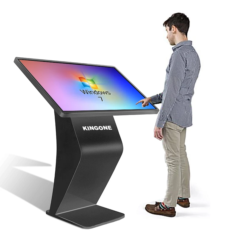 32 43 49 55 65 Inch Wayfinding LED Exhibition Kiosk with Touch Screen Interactive Information Display Self-Service Kiosk
