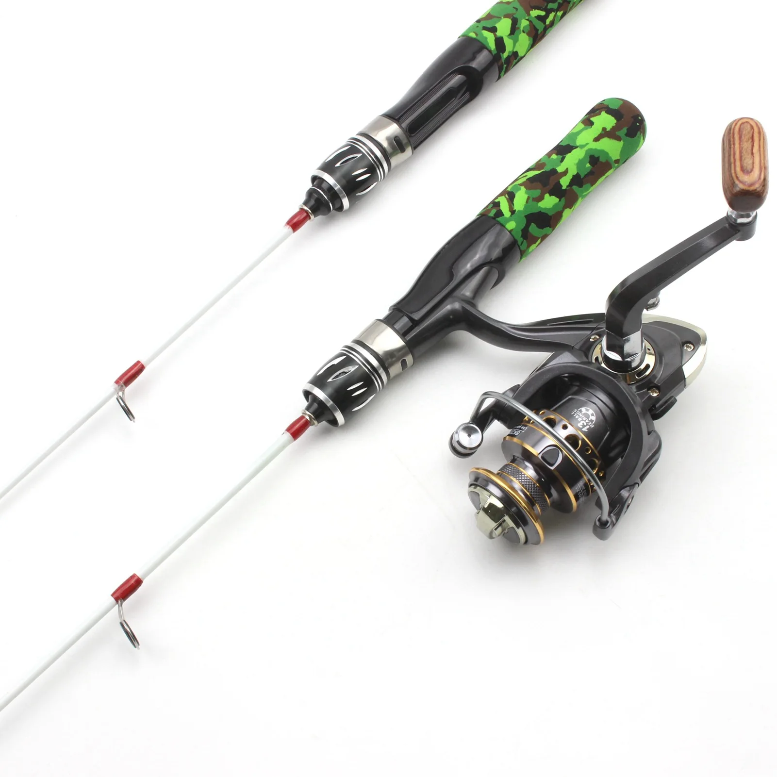 Customized OEM ODM Fishing Rod Ice 58CM Fishing Rod and Reel Combo Mini Ice Winter Fishing Rod