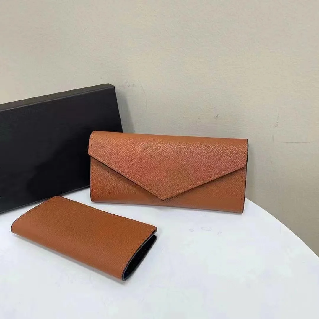 2024 Hot Designer Unisex Card Wallet Leather Wallet for Men Luxury Small Purses Women Mini Ladies Wallet Cheap Purses Set Long