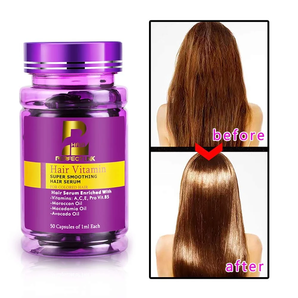 Factory Price Vitamins A C E Moisturizing Hair Care Repair  Hair Growth Oil Serum Capsules For Normal Hair