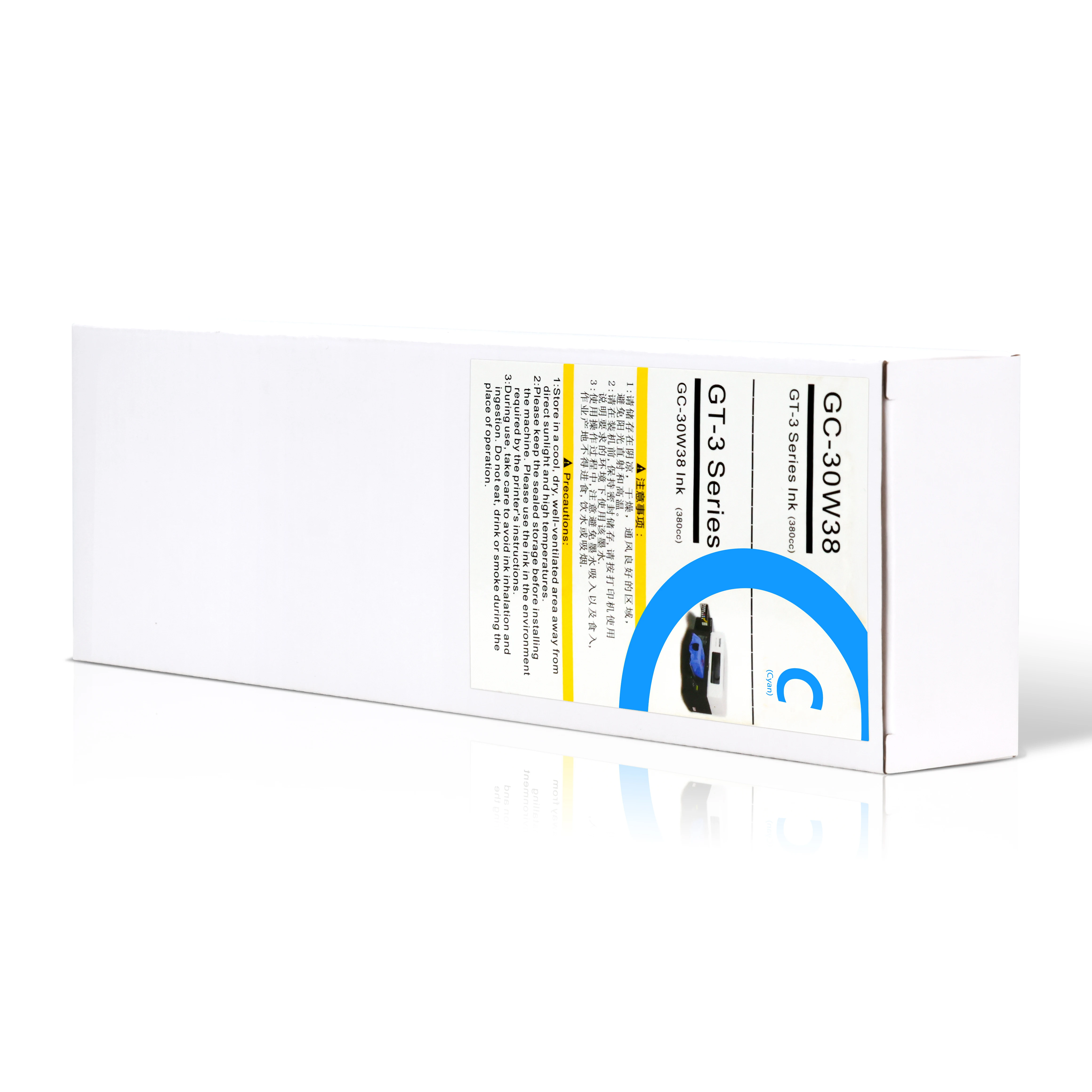 Xcellent High quality 380ml 5 Colors DTG bag ink Textile Ink For Brother GT381 GT341GT361 DTG Printer