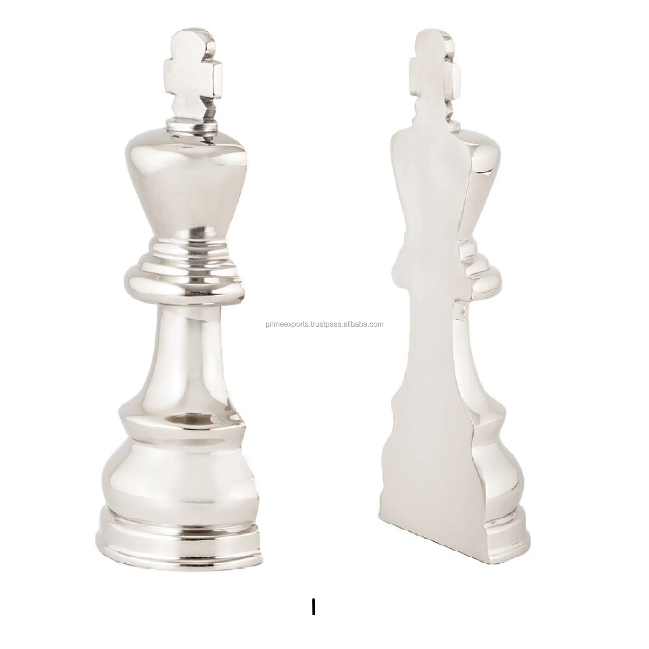Metallic games chess king bookend hot design new modern look bookend Scandinavian and European style bookend for office