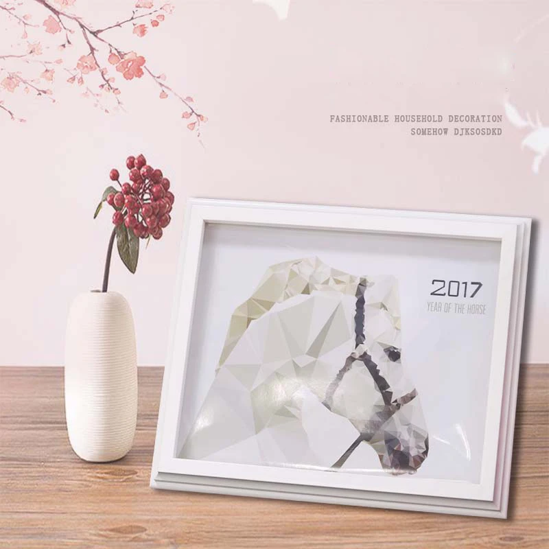 Оптовая продажа, Современная 3d-коробка для теней, размер под заказ, глубина 2,2 см, белая черная фоторамка, рамка для теней, оптовая продажа