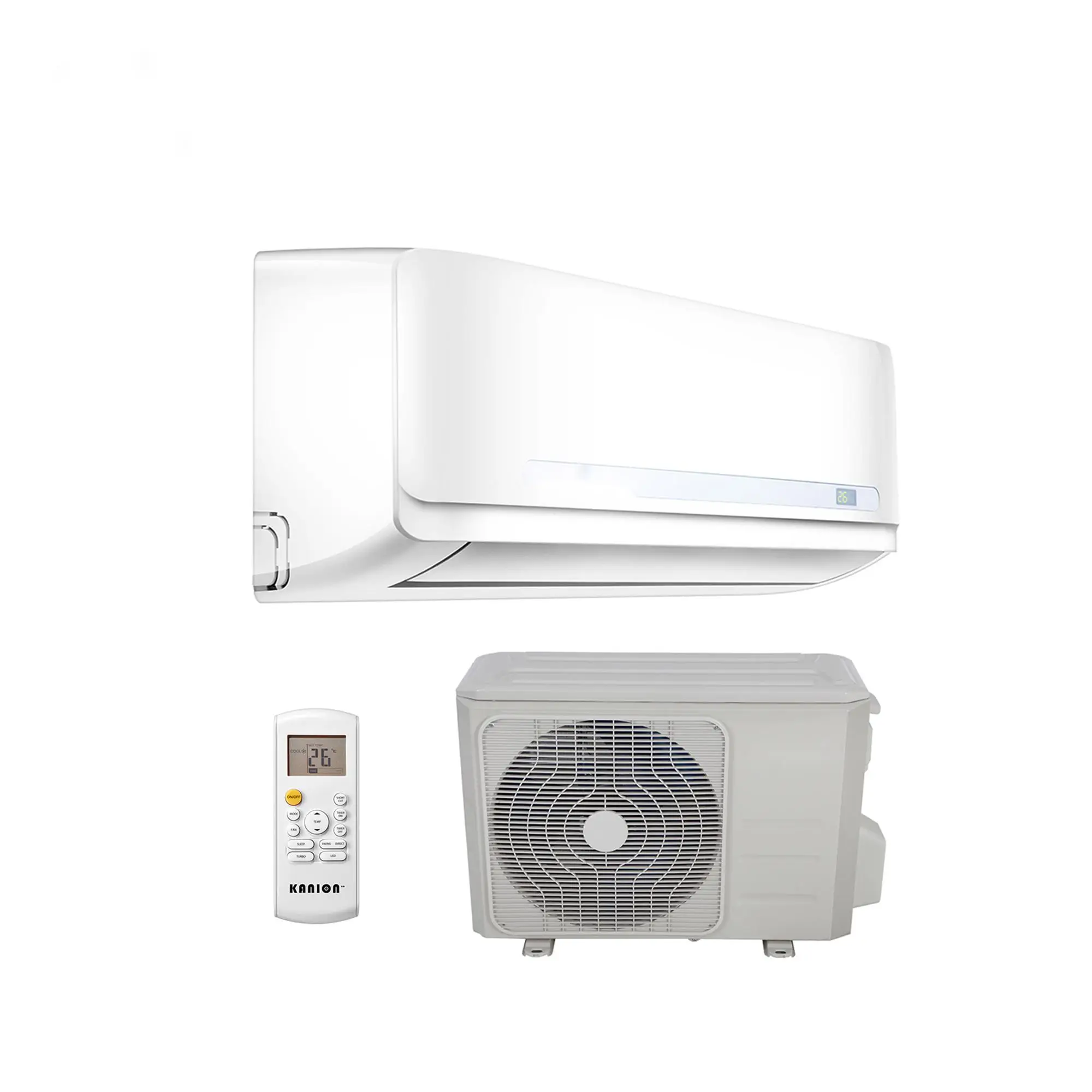 12k inverter split air conditioner with heat pump for home use