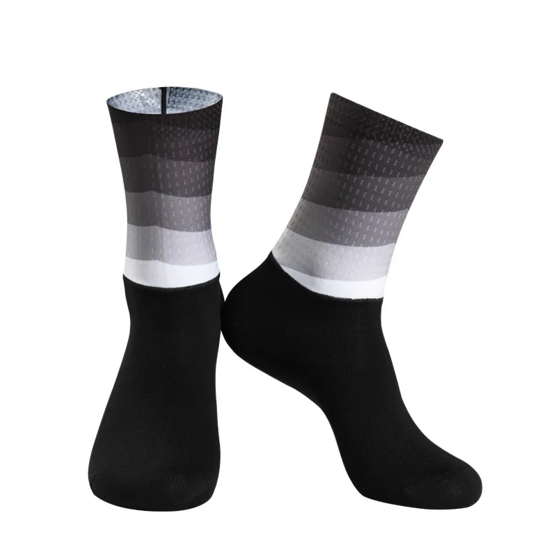 Wholesale Outdoor Sport Athenic Racing Cycling Socks Sport Sublimation Racing Bike Socks