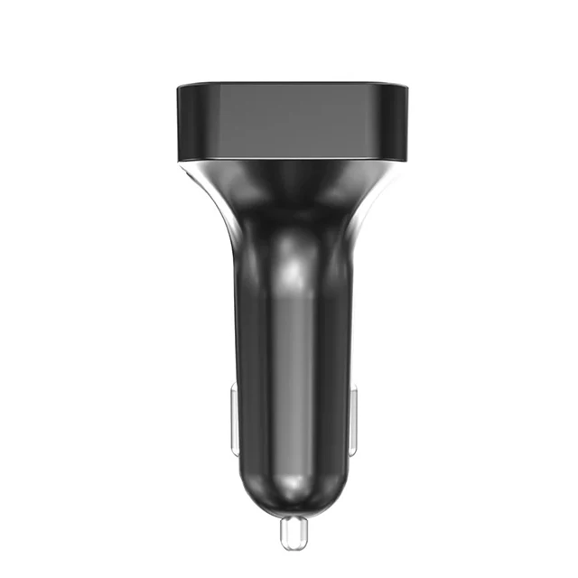 F19 FM Transmitter Quick Charger Dual USB Type C Fast Charging Handsfree Wireless MP3 Player Bluetooth Car Kit