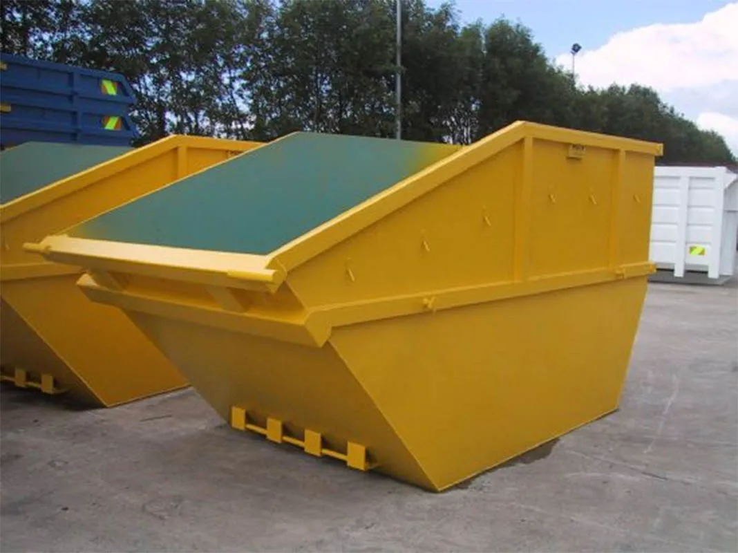 8 yard Skip container garbage waste bin skip loader container dumpster 6 yard 5 yard 4 yard absetzskip