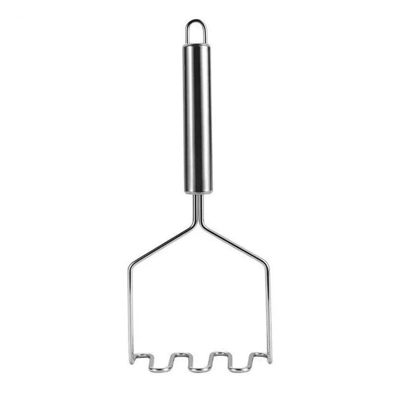 Wholesale Stainless Steel Baby Food Masher Kitchen Tools Potato Mashere Manufactured Metal Masher