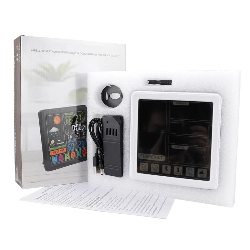 New Product wireless digital Weather Forecast Temperature Humidity weather station with outdoor sensor