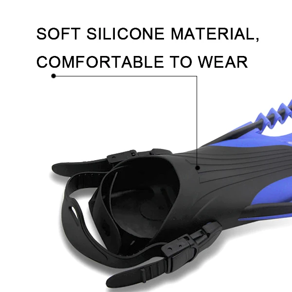 Other Swimming & Diving Products Long Blade Fins Spearfishing Free Dive Fins With Adjustable Fins