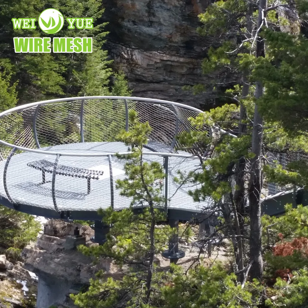 High Security Stainless Steel Wire Rope Architectural Metal Decorative Mesh anti rust stainless steel wire filter screen mesh