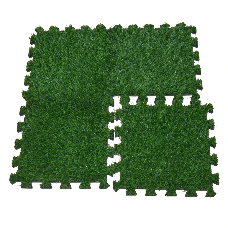 
Good quanlity/EVA Interlocking Turf Tiles Grass Puzzle Mat for golf floor 