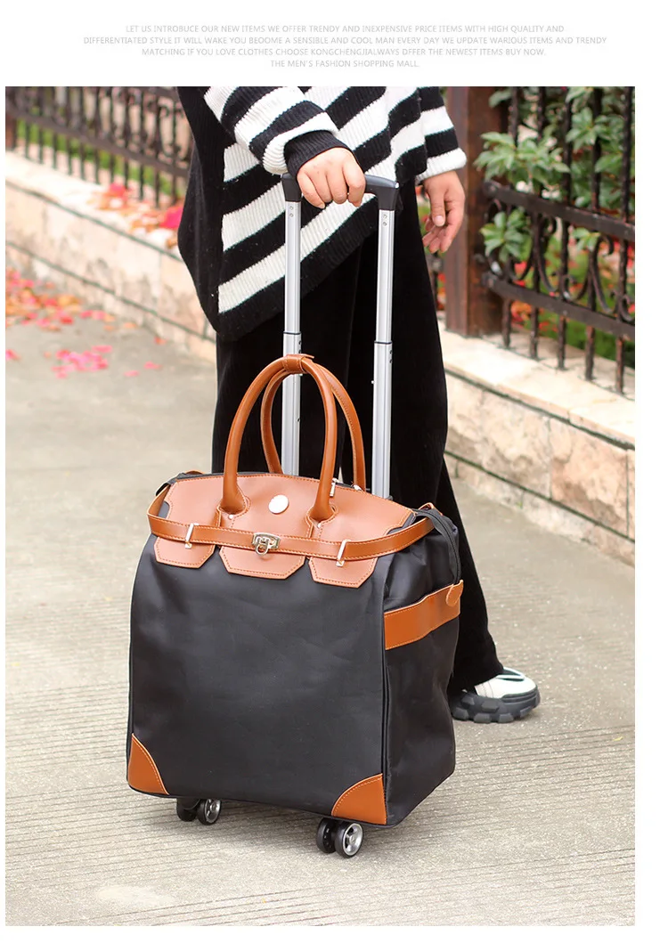 2023 Soft Fabric Trolley Suitcase Travel Bags Luggage Luggage Case Clothing Bag Wholesale