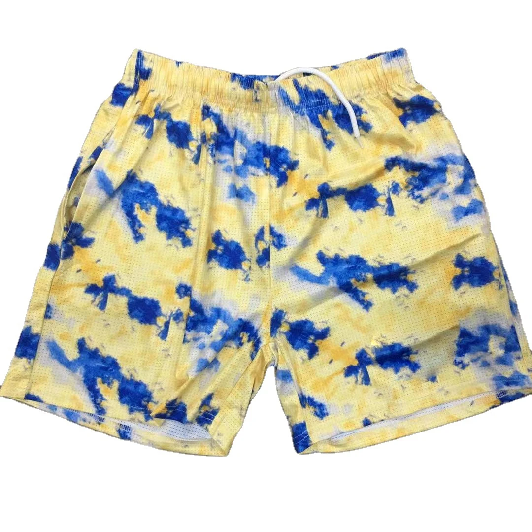 Wholesale Cropped Fit Embroidery Polyester Sublimation Vintage Design Retro Stitch Just Don Mesh Mens Custom Basketball Shorts