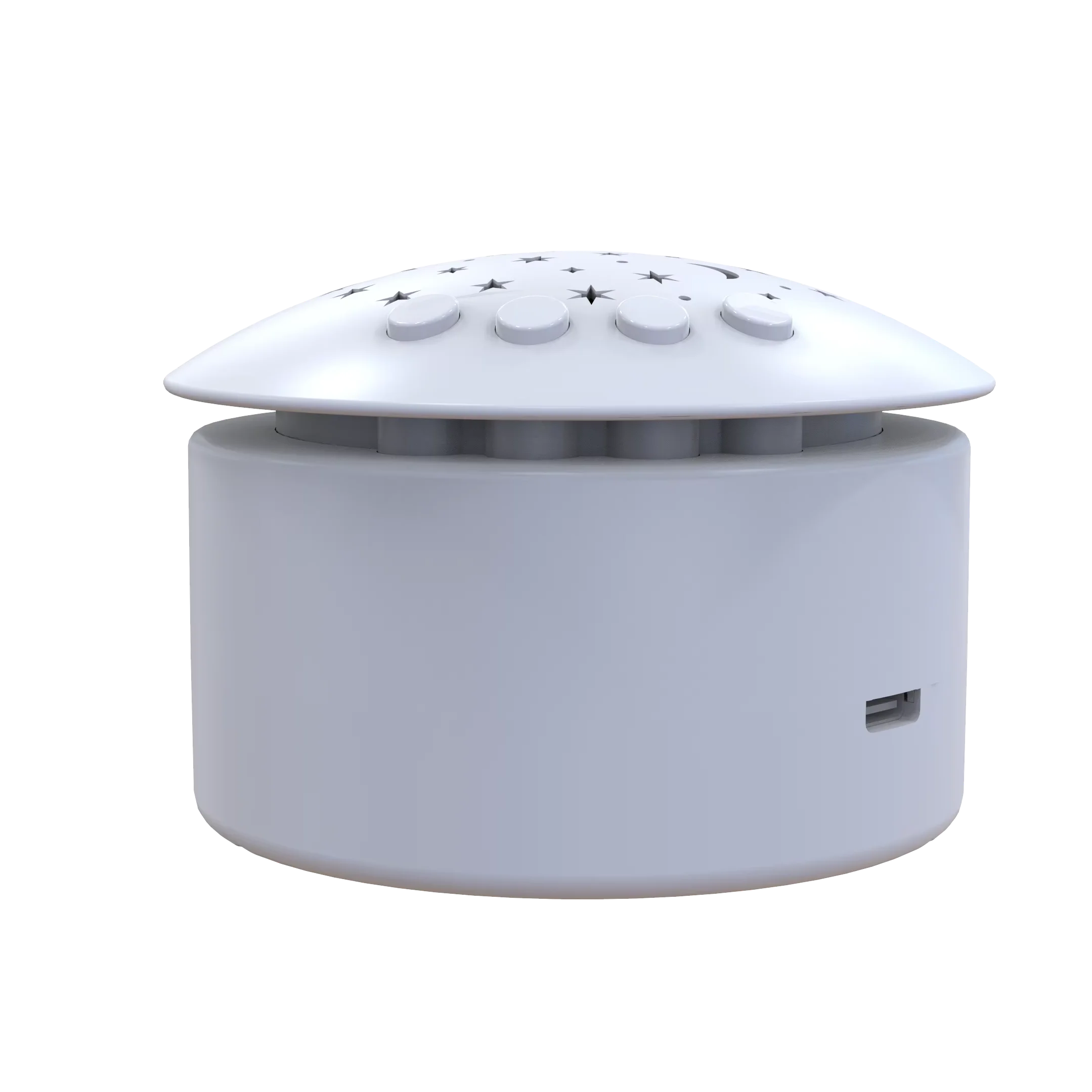 Customized Stuffed White Noise Machine With Projector Night Light Musical Soft Soothing Toy Baby Sleep Soothers For kids