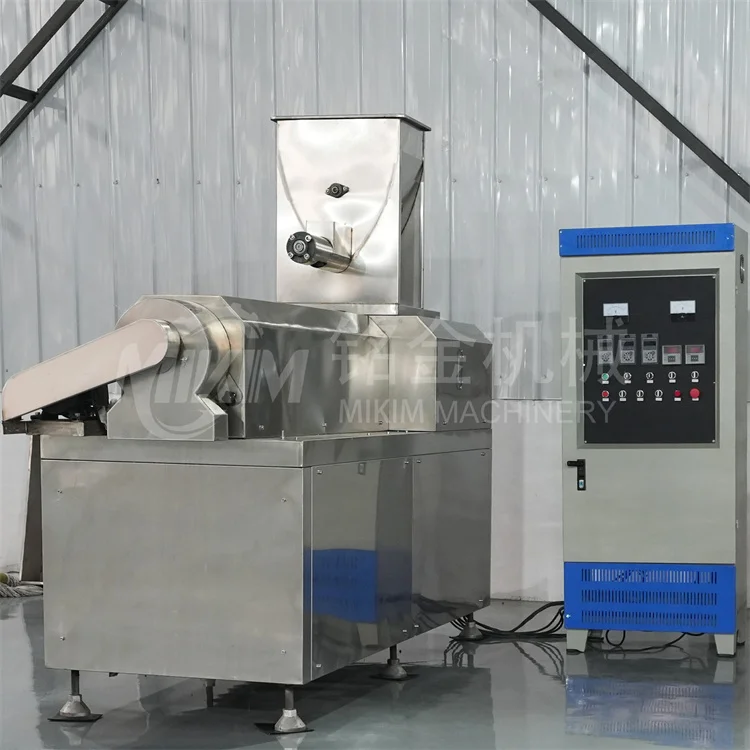 snack food extruder puffed snack machinery puffed food machine rice based puffed snacks processing machine