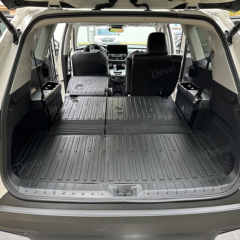 Integrated Design Waterproof TPE Material Vacuum Molded Trunk Mat Cargo Liner for Toyota Grand Highlander 2024