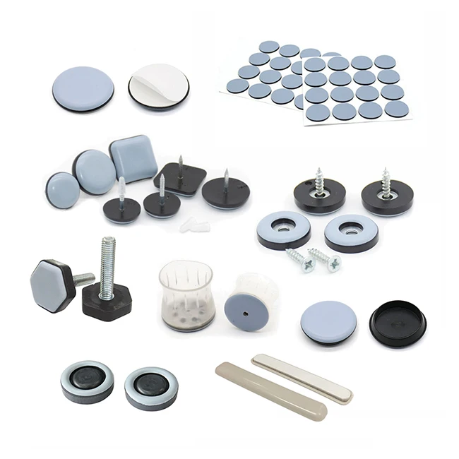 Over 30 years experience transparent beige heavy Wooden furniture Floor Protectors PTFE easy Moving glides slider pads