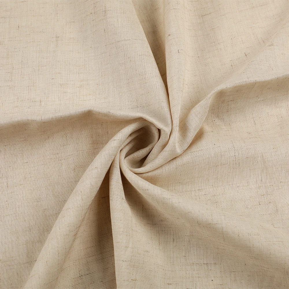 
New product multi colors comfortable solid woven blended linen rayon fabric 