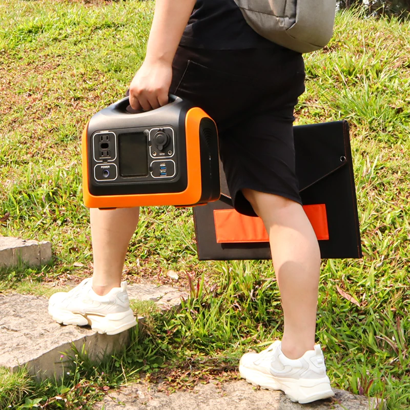 
600Wh Battery Powered Generator Alternative with 12V, 24V, AC and USB Outputs 