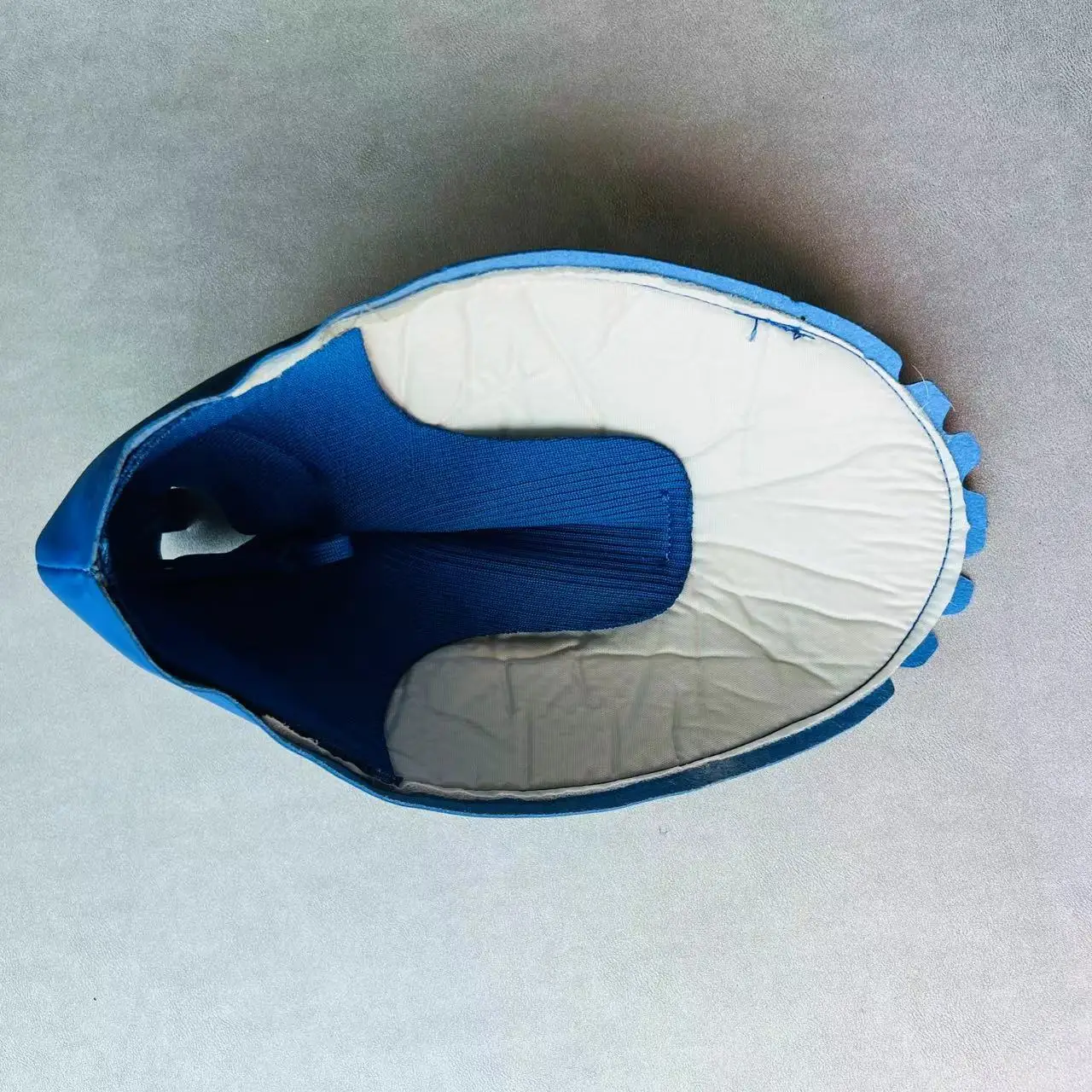 soccer shoes vamp wholesale breathable suede leather safety upper semi finished breathable mesh