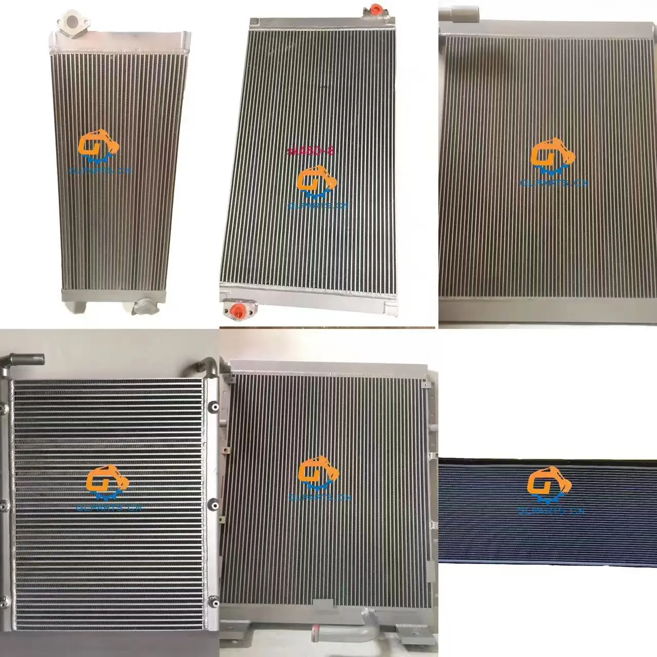 SK60 SK120 SK200 SK210 SK250 SK350 SK480 excavator water radiator/ hydraulic oil radiator