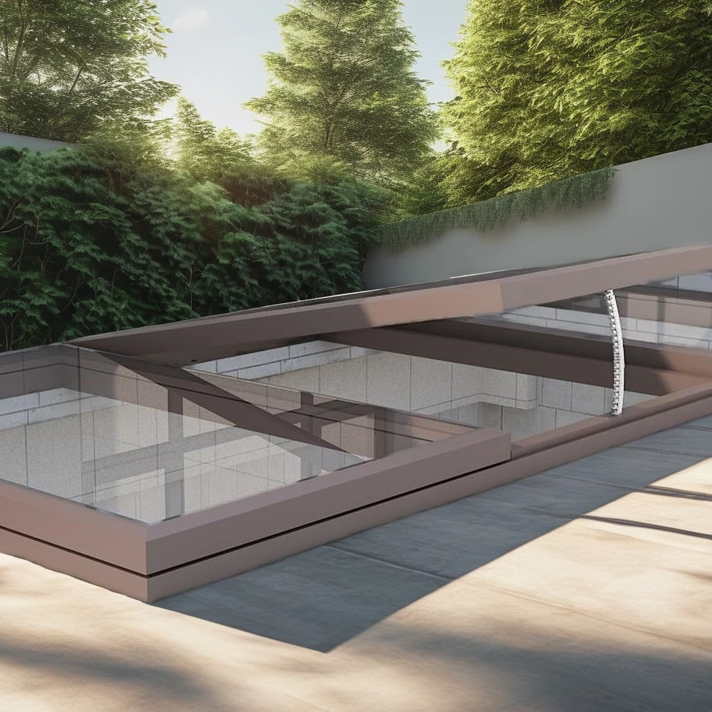 loft skylight manufacturer direct sales modern aluminum alloy European glass intelligent induction automatic chain skylight