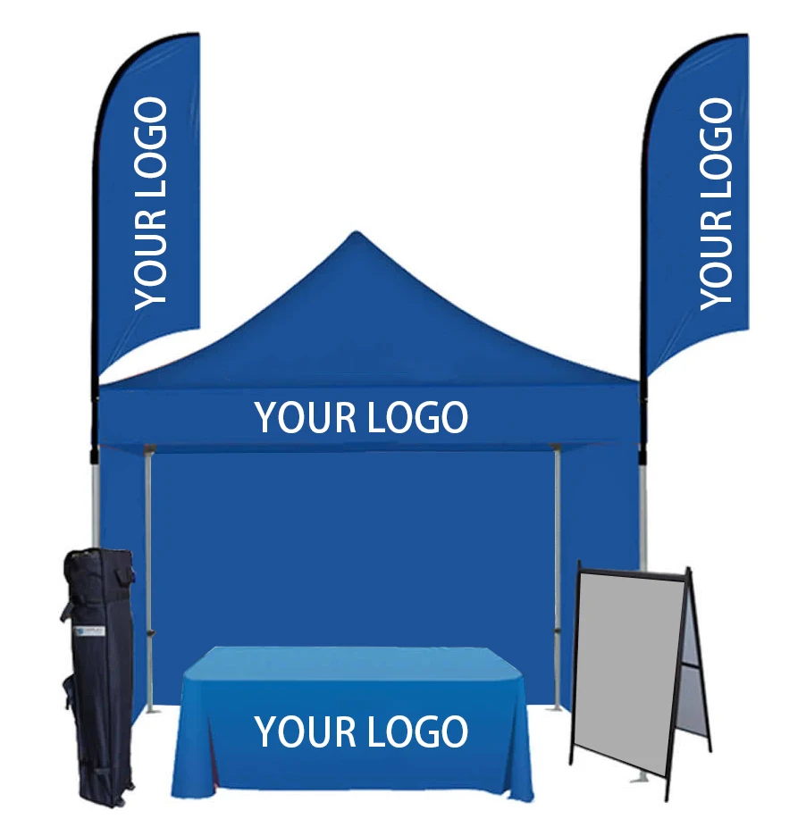 custom print logo folding pop up Tent display party wedding event marquee gazebo promotional 3x3 trade show tent canopy frame