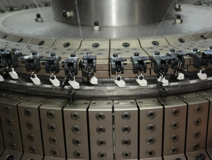 Высокоскоростная двойная трикотажная/вязальная машина (текстильная машина), производство вязальной машины