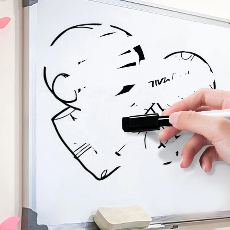 High quality Wipe Clean and smooth writing customized White board Marker Pens with Eraser