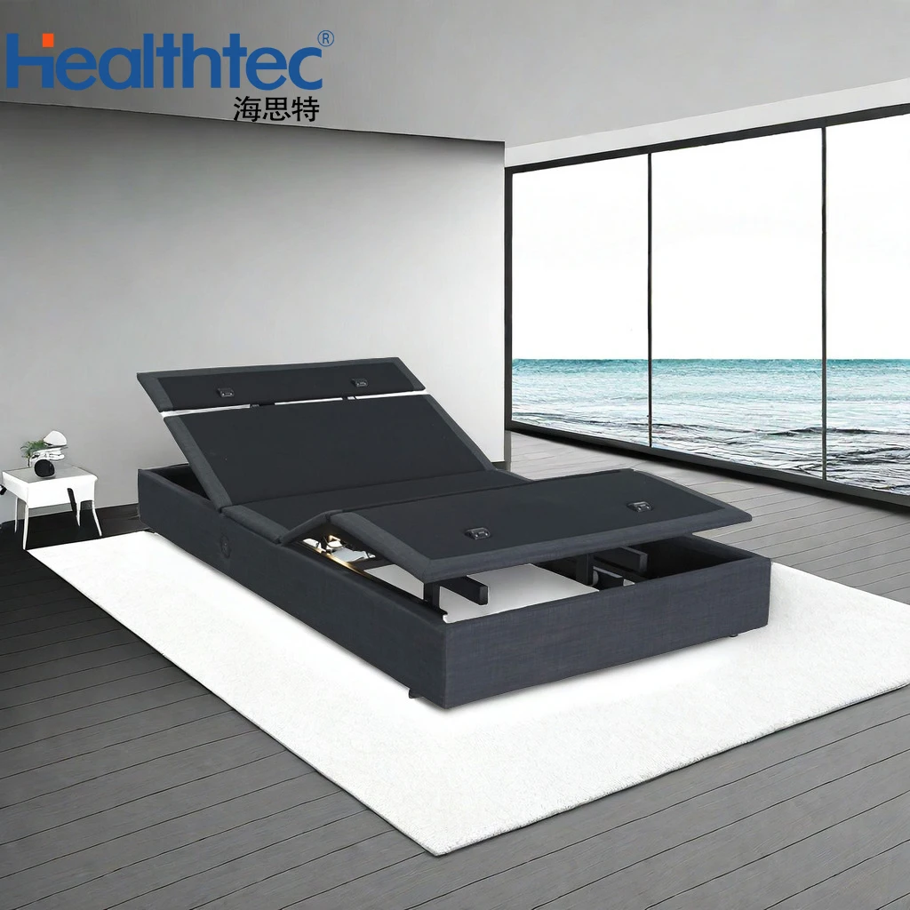 Okin Adjustable Bed Frame Adjusting Electric Smart Bed Base Automatic Adjustable Bed With Massage