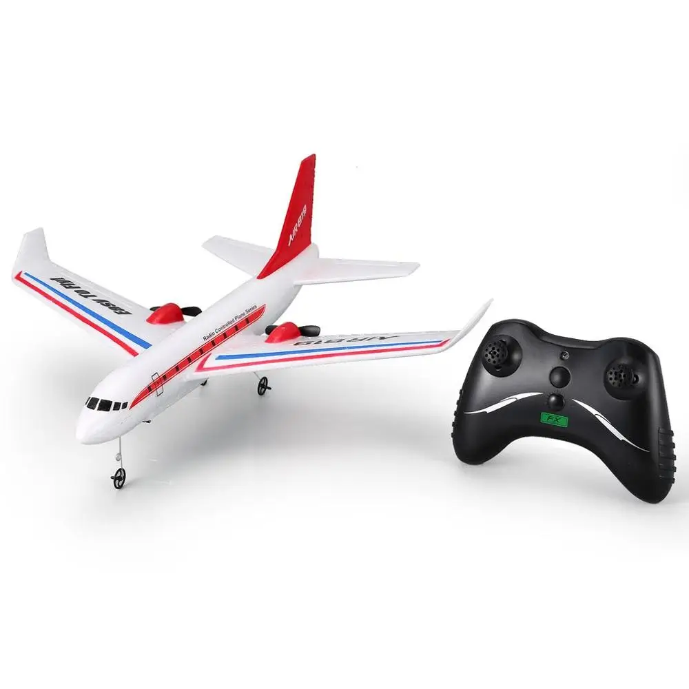 Горячая продажа FX-819 RC самолет 2 4G 2CH пульт дистанционного управления планер 410 мм размах крыльев EPP DIY Самолет RTF для игрушки