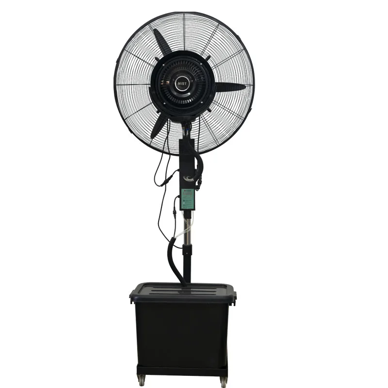 26 30 Inch Industrial Fan 110V 220V Spray Fan Humidifier Cooling Flexible Electric Mist Fan