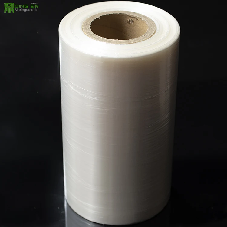 Biodegradable Stretch film compostable heat shrink wrap heat sealing film packing sheet