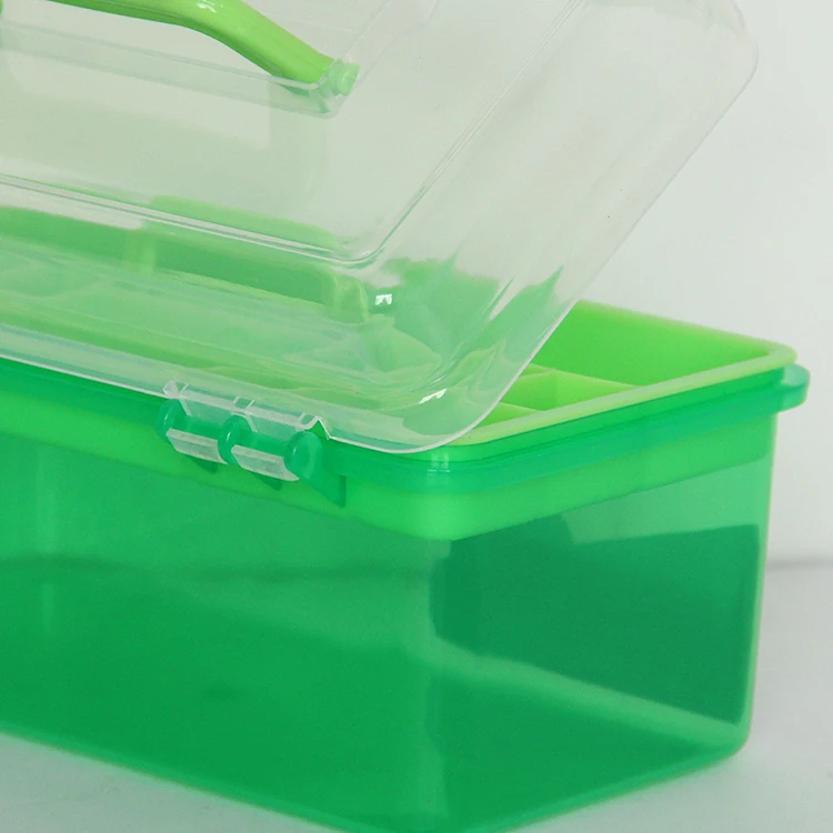 2 layer fashion DIY assembly stacking plastic turnover storage box used in family household items