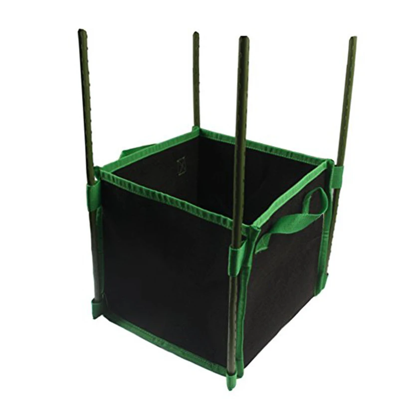 Оптовая продажа Amazon квадратный посадки Войлок растительные красота класса для ускорения роста растений цветочные горшки картофеля сумки ящик комнатных расти