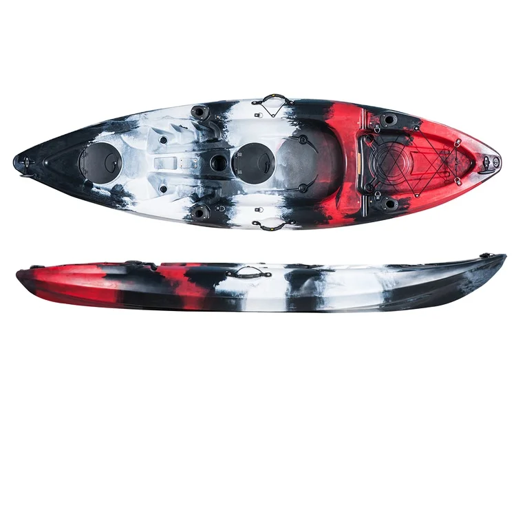 3 Seat C1 Canoe Boat For Sale Fish Canoe Kayak Pedal Fishing kayak rudder system rod holder