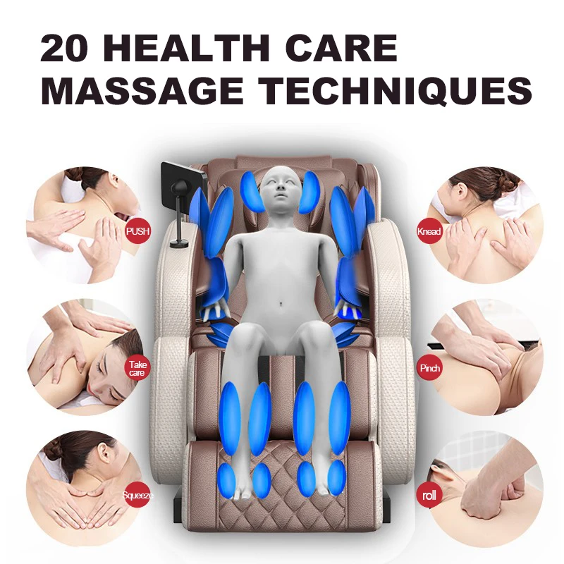 Ningdecrius 2024 Thai Massage 4D Fully Automatic Full Body Massager Zero Gravity Folding Recliner 3d Zero Gravity Massage Chair