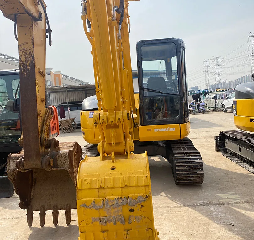 Гидравлический экскаватор-погрузчик pc78 KOmatsu 7 8 тонн б/у экскаватор с лезвием