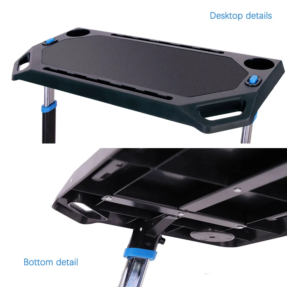 Hright Portable Wholesale cycling laptop table bike trainer desk for ipad/PC