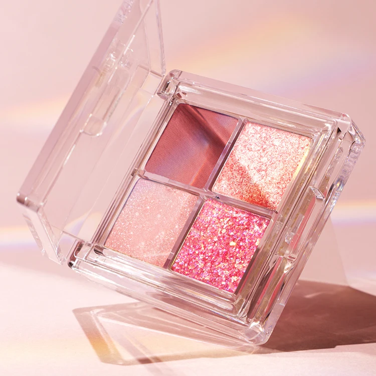 Factory Direct Sell Palette Eyeshadow Makeup,Mineral Non-Flaking Shiny Eyeshadow Palette,Plastic Pan Talc Free Single Eyeshadow