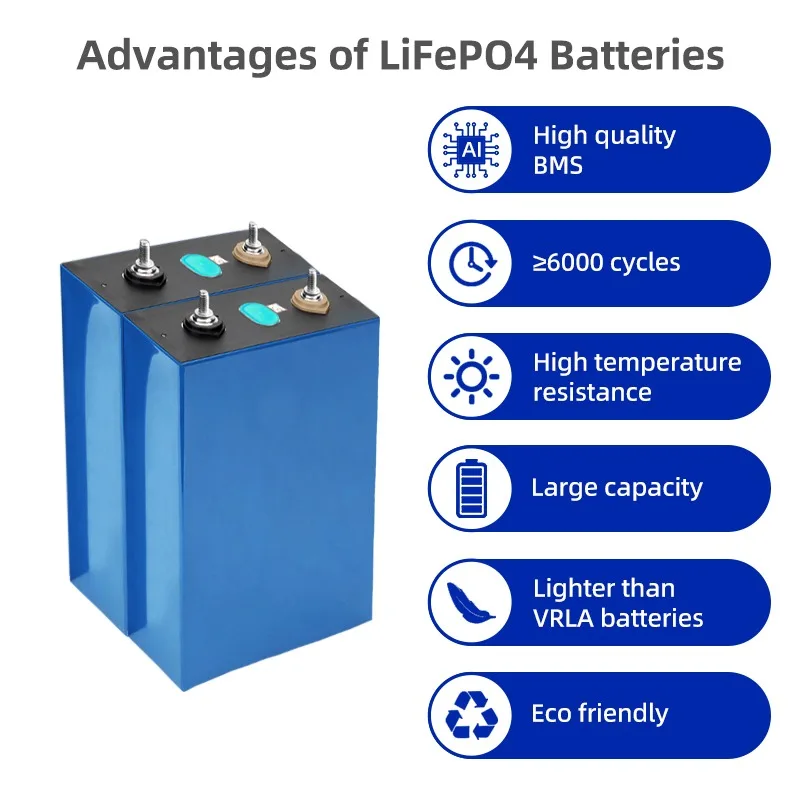Lifepo4 Battery Cell 3.2V 228AH 200AH 302AH Baterias De Litio Lithium Ion Batteries Prismatic Lithium Iron Phosphate Battery