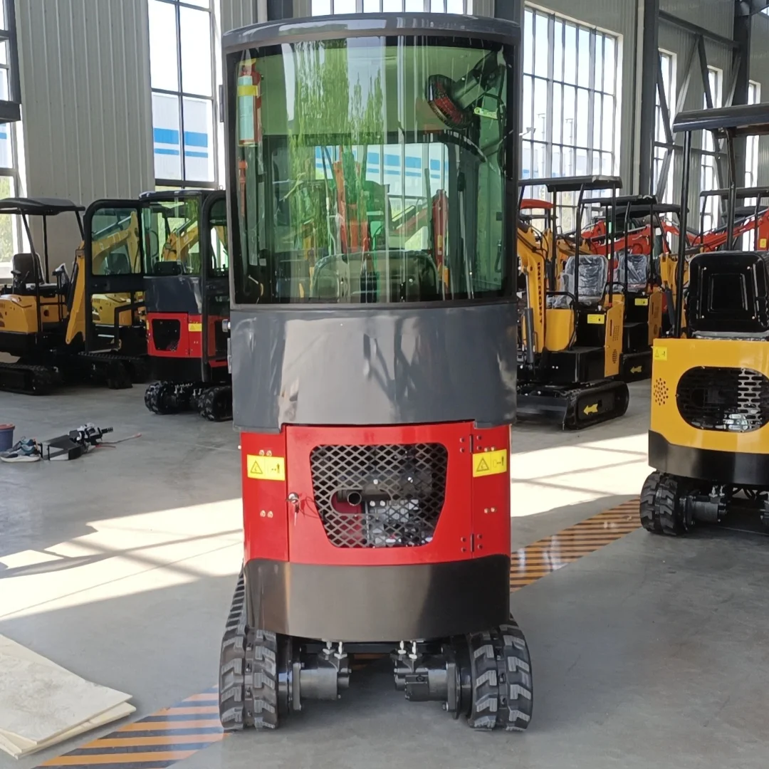Mini Crawler Digger Price Orchard Digging Trenches Construction 1ton Agricultural Small Excavators