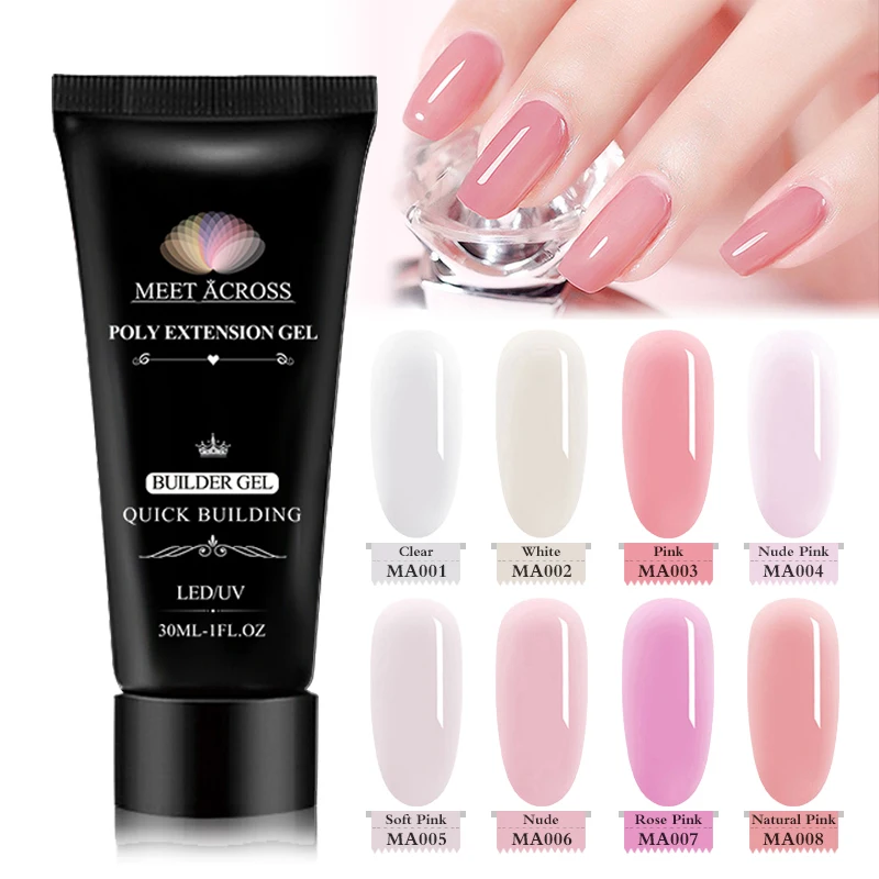 Продукты для салонов ногтей, Профессиональный индивидуальный логотип, низкий Oem 30 мл, высококачественный УФ-полигель для ногтей