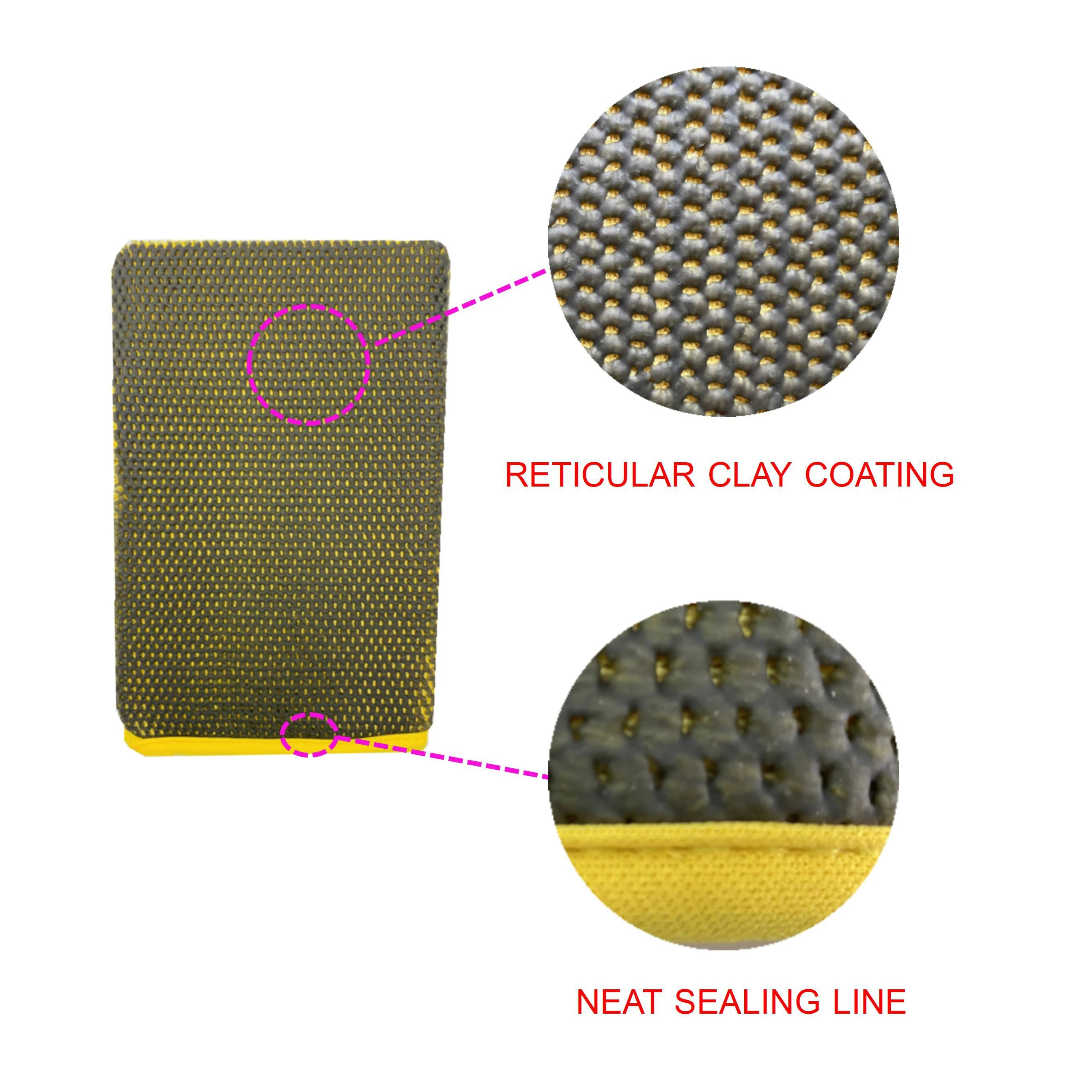 Clay mitt auto detailing mesh rust cleaner paint scratch water stain bird drop tree sap remover for cleaning Cars and Boats