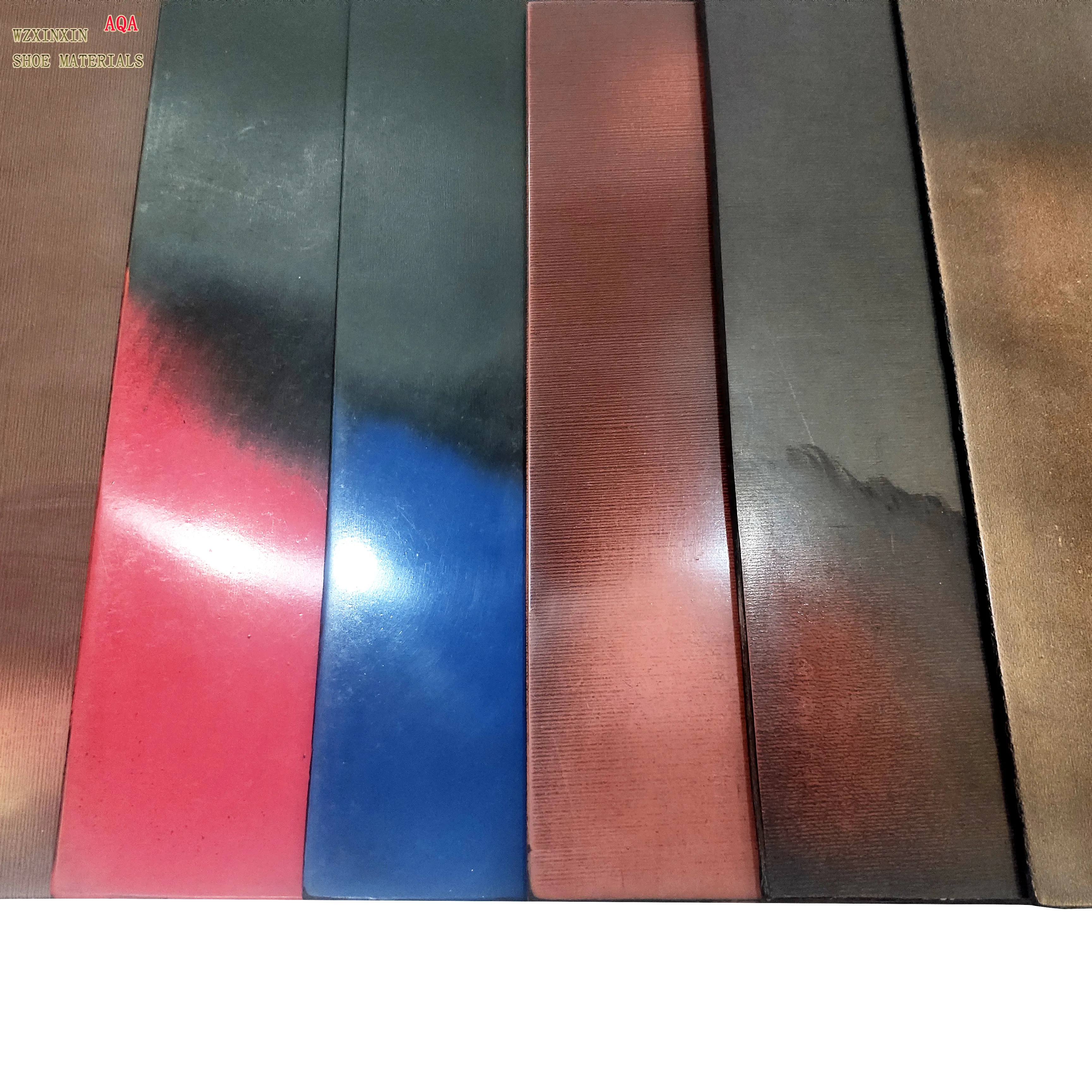 2---6mm thickness Factory popular selling rubber sheet black red bush off color sheet for insole and outsole of shoes