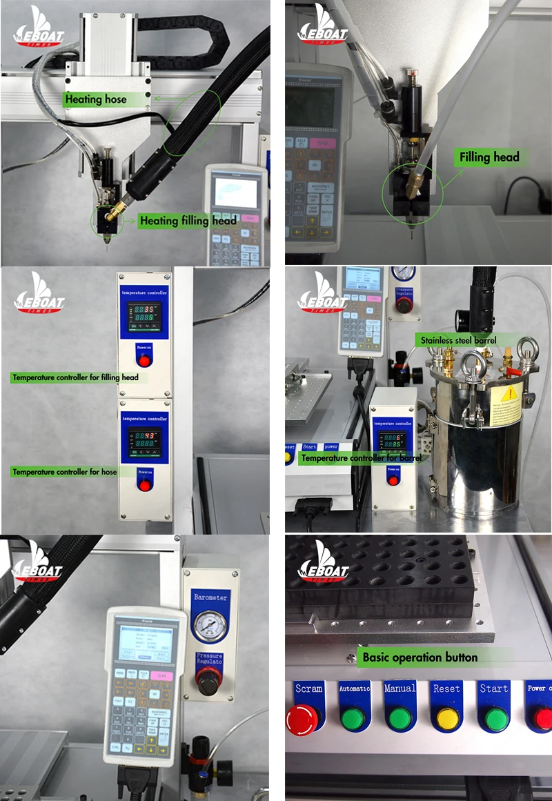 Easy operate thick cbd oil bottles/ luer syringe/ cartridge filling machine