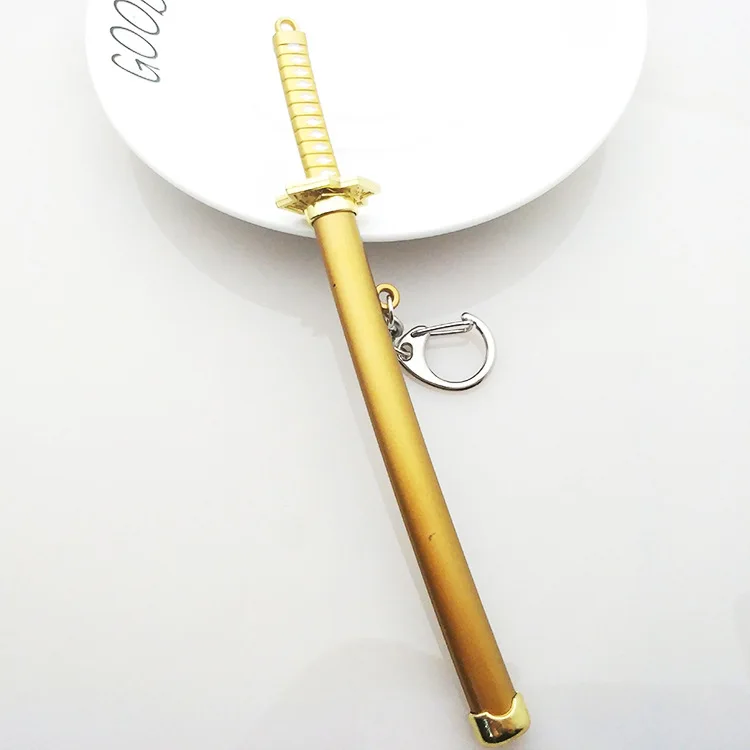 8 Designs 15cm Luffy Nami Keychain Toys Cosplay Character Anime Prop Key Chain Metal Keyrings